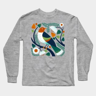 Birdie on a Branch Long Sleeve T-Shirt